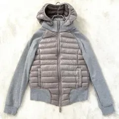 DOUBLE STANDARD CLOTHING ダウン切替パーカー フード付