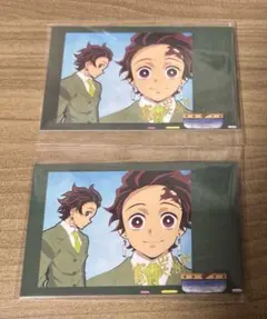 鬼滅の刃 キメツ学園 チェキ風ブロマイド 竈門炭治郎