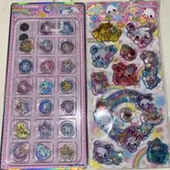 kira★coro おはじきシール、ウォーターシール2枚セット