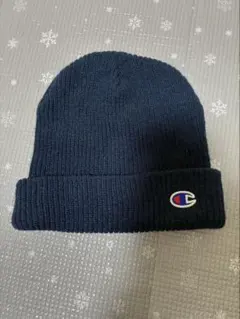 Champion ネイビー ニット帽のサムネイル