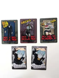 ヒロアカ 敵連合（トガ・死柄木・スピナー・オールフォーワン）　カード　まとめ売り