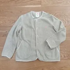 DANTON ダントン ノーカラーフリースジャケット 36（クリーニング済み）