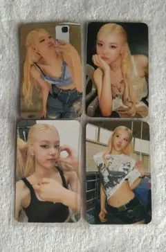 BLACKPINK　ロゼ　ROSE トレカ 韓国限定 4枚セット No.307