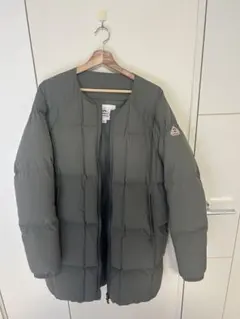 【美品】PYRENEX NEILグレー キルティング ロングジャケット