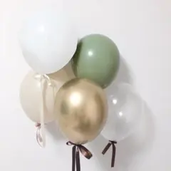 淡色　ナチュラル　ハーフバースデー　装飾　かわいい　おしゃれ　風船　誕生日　飾り