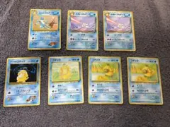旧裏ポケモンカード カスミのゴルダック＋ナツメのコダックなど7枚セットのサムネイル