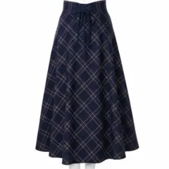 INGNI(イング) BackレースUPチェック柄フレア／スカート