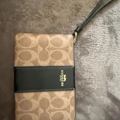 新品 COACH コーチ ポーチ タバコケース ブラック
