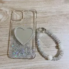 iPhone13 透明ケース ミラー付き