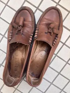 美品‼️HARUTA ブラウン ローファー　24.5 レディース