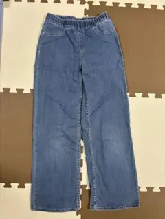 H&M デニムパンツ　ワイド　140cm(US10)