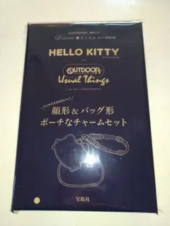 リンネル付録 HELLO KITTY × OUTDOOR ポーチセット
