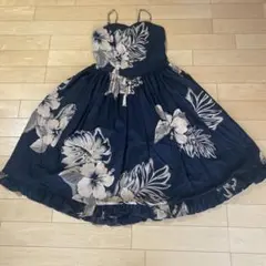 フラダンス用 ドレス ムームー ブラック