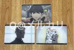 呪術廻戦　渋谷事変　アニメ場面写クリアカード　七海建人・灰原雄・虎杖悠仁