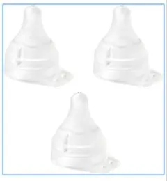 母乳実感 直付け乳首 低負担・流量大 ピジョン 3個セット