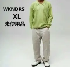 未使用 WKNDRS ポロニット セーター メンズ XL 大きいサイズ