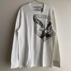 アメリカンイーグル American Eagle 長袖 ロンT ホワイト XL