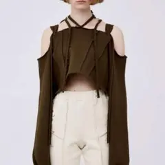 【最終お値下げ】VIAVANDA 2way halter neck sweat