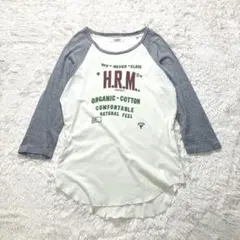 ハリウッドランチマーケット ラグランTシャツ 七分袖 ホワイト 聖林公司 Lのサムネイル