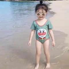 アンパンマン柄ワンピース水着 80cm ベビー 水着 可愛い 子供 水着 キッズ