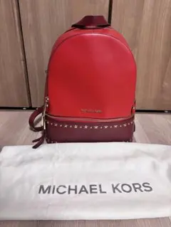 MICHEAL KORS リュック 赤