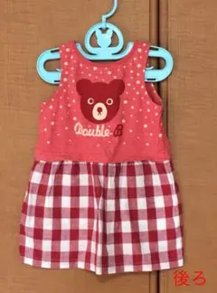 美品　ダブルB 90cｍ ワンピース /ジャンパースカート チュニック