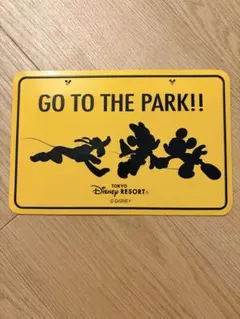 東京ディズニーリゾート GO TO THE PARK!! プレート