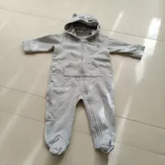babyGap フード付きロンパース 9-12ヶ月 グレー