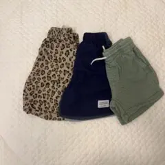 ボーイズpairmanon GAPkids GU 120cmハーフパンツ3枚組