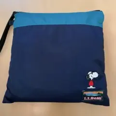 l.l.bean グロッサリートートバッグ　スヌーピー　コラボ　エコバッグ