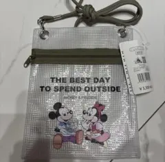 ミッキー＆フレンズ 透明サコッシュ　ショルダーバッグ