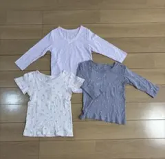 子供　肌着　下着　アンダーシャツ 3枚セット 100cm