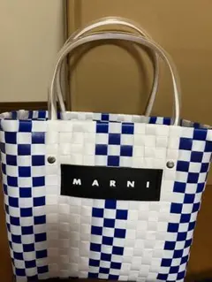 すー様専用】MARNIMARKET ポッドバッグミニピクニック インクブルー