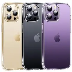 iPhone14 Pro Max 用 ケース クリア (フィルム2枚付き)
