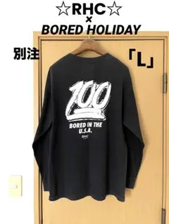 ☆RHC×BORED HOLIDAY☆ロンハーマン長袖ロングスリーブTシャツLのサムネイル