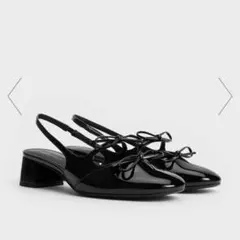 CHARLES & KEITH Dorriドリーダブルボウスリングバックパンプスのサムネイル
