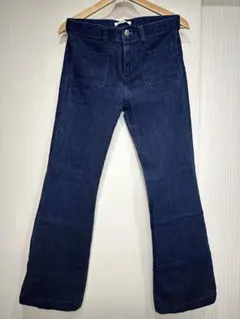 LOWRYS FARM デニムフレアパンツ