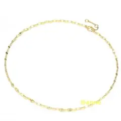 ネックレス ペタルチェーン ゴールド 新品 サージカルステンレス シンブル