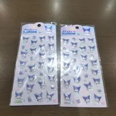 サンリオキャラクターズ サンリオ ぷくっとシール KUROMI クロミ
