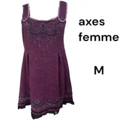 axes femme M ノースリーブワンピース