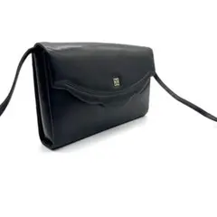 GIVENCHY ジバンシィ ブラック レザー ショルダーバッグ フォーマルのサムネイル