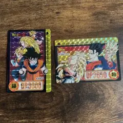 ドラゴンボールカードダス 本弾 43孫悟空&パン&トランクス 71孫悟空