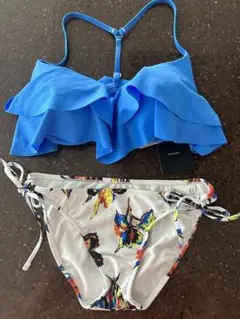 EMODA フリル付き青色水着 Mサイズのサムネイル