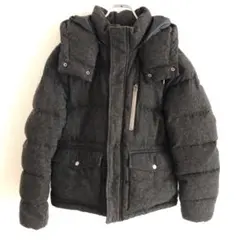 ✨良品✨ nano universe ダウンコート フードコート ツイード 万能