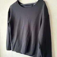 UNIQLO ブラック 長袖カットソー L