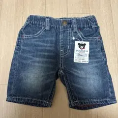 新品 ミキハウス ダブルビ− パンツ デニム サイズ80