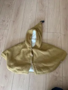 ベビーポンチョ フード付き　70 80