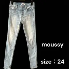 レディース ボトムス デニム パンツ moussy マウジー スキニー