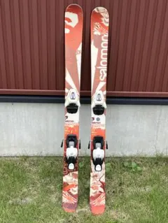 51/サロモンセット/Qマックス Jr/ジュニア90cm/スキー/salomon - メルカリ