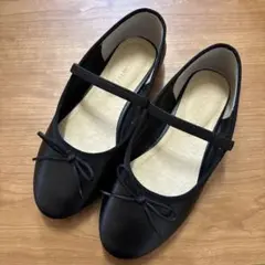バレエシューズ 20cm GLOBAL WORK ブラック 入学式 発表会